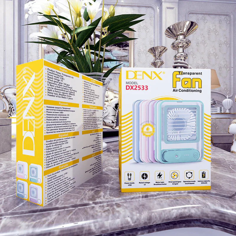 🌬️ Mini Circulation Fan – Compact, Quiet & Powerful Cooling 💨✨
