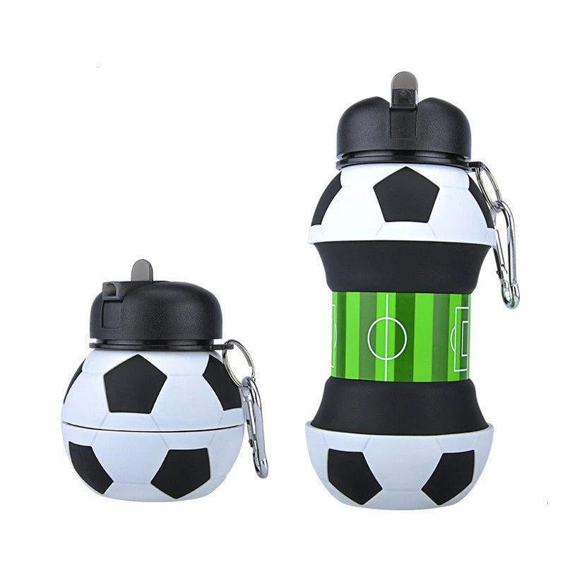 Collapsible Soccer Ball Water Bottle