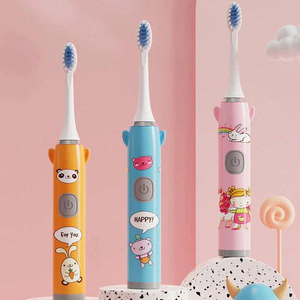 🦷 Children’s Cartoon Electric Toothbrush 🐼🦄 Fun & Gentle Brushing