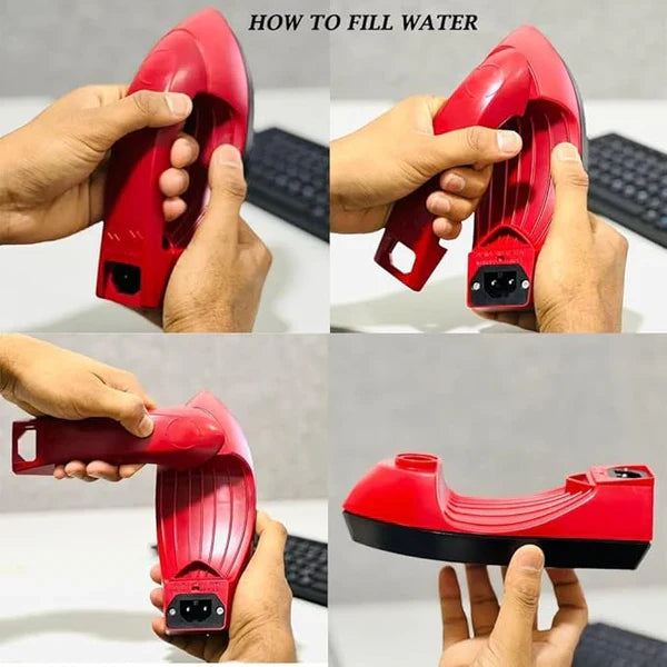 🔥 Compact Steam Iron – Portable 2-in-1 Travel Steamer & Garment Care 🧳✨