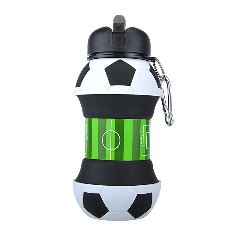 Collapsible Soccer Ball Water Bottle