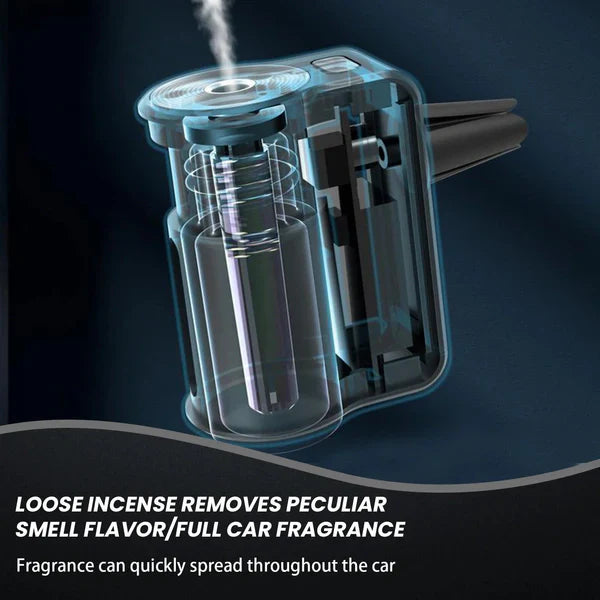 🚗 Smart Car Air Freshener – Natural French Perfume | 45 Days Long-Lasting Aroma 🌸✨