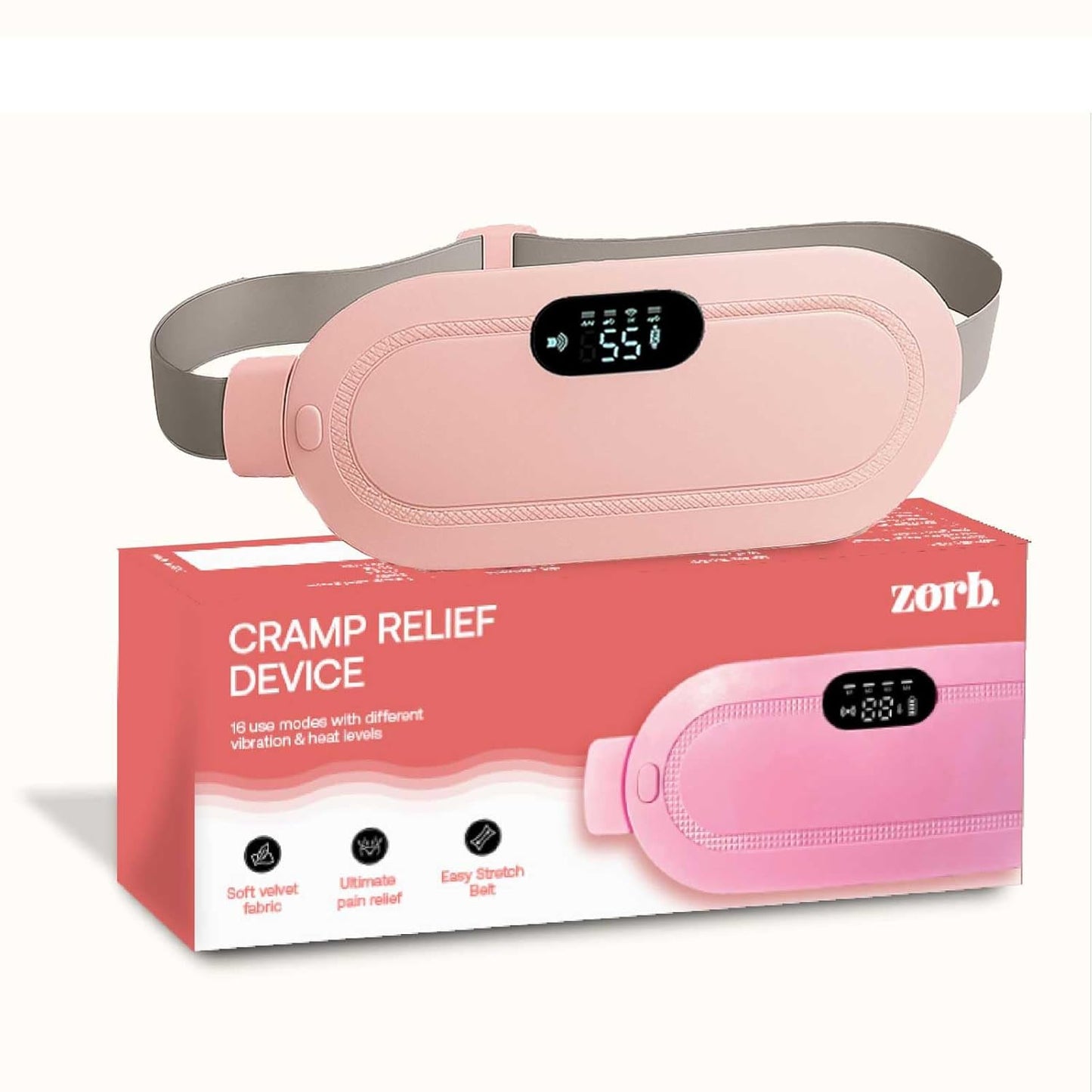 Electric Period Cramp Massager – Gentle Heating Pad for Quick Relief