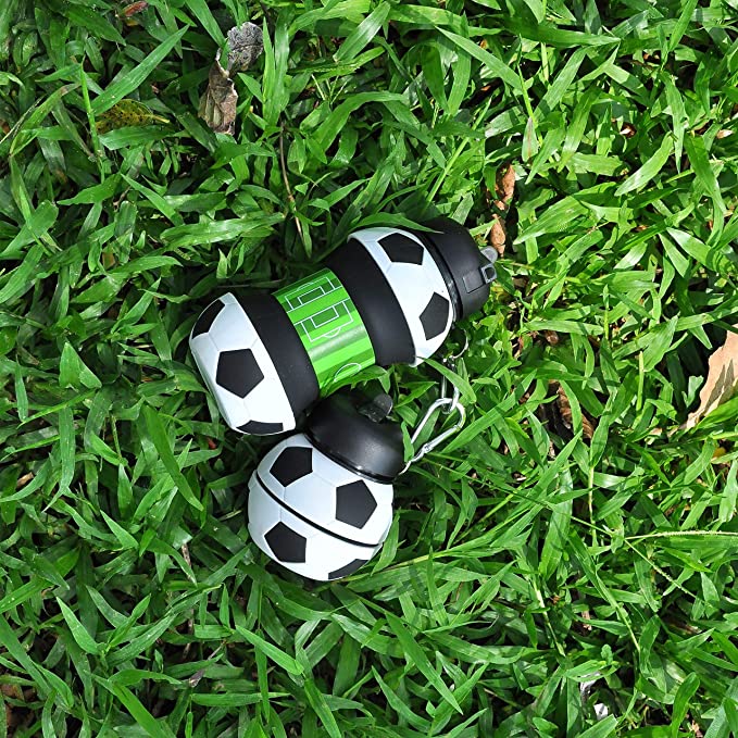 Collapsible Soccer Ball Water Bottle