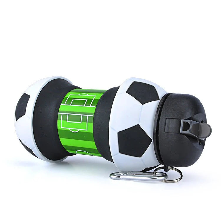 Collapsible Soccer Ball Water Bottle