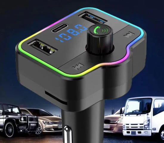 🚘 Car MP3 Player with Bluetooth, FM Transmitter & Dual USB Charging