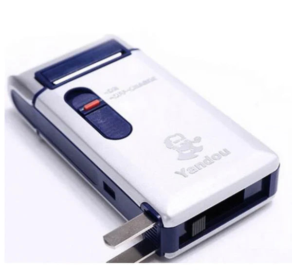 🪒 Retro Electric Shaver for Men | Rechargeable Foil Shaver & Trimmer ✨