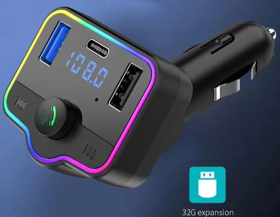 🚘 Car MP3 Player with Bluetooth, FM Transmitter & Dual USB Charging
