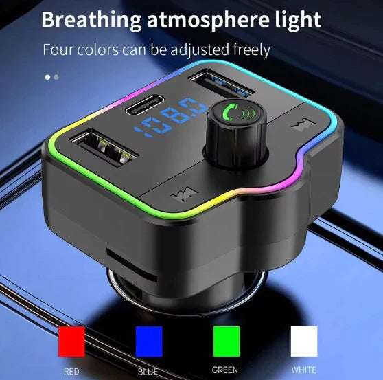 🚘 Car MP3 Player with Bluetooth, FM Transmitter & Dual USB Charging