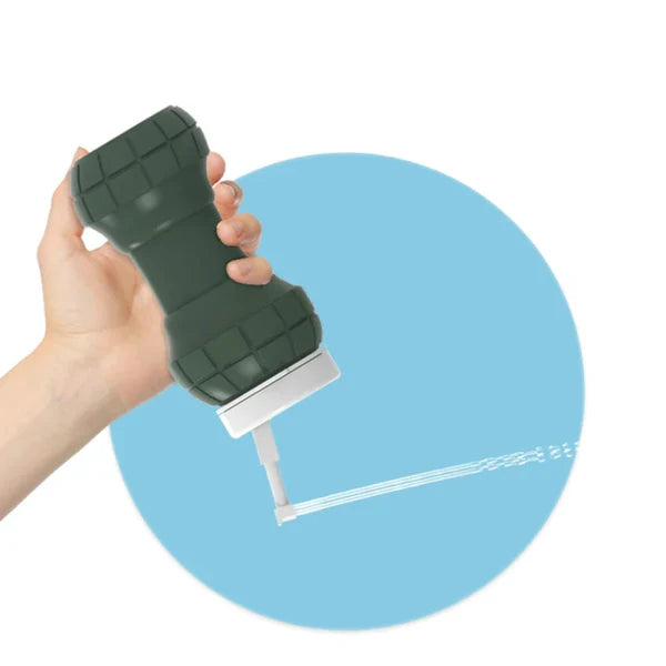 Portable Travel Bidet 550ml – Foldable, Soft Silicone Bottle