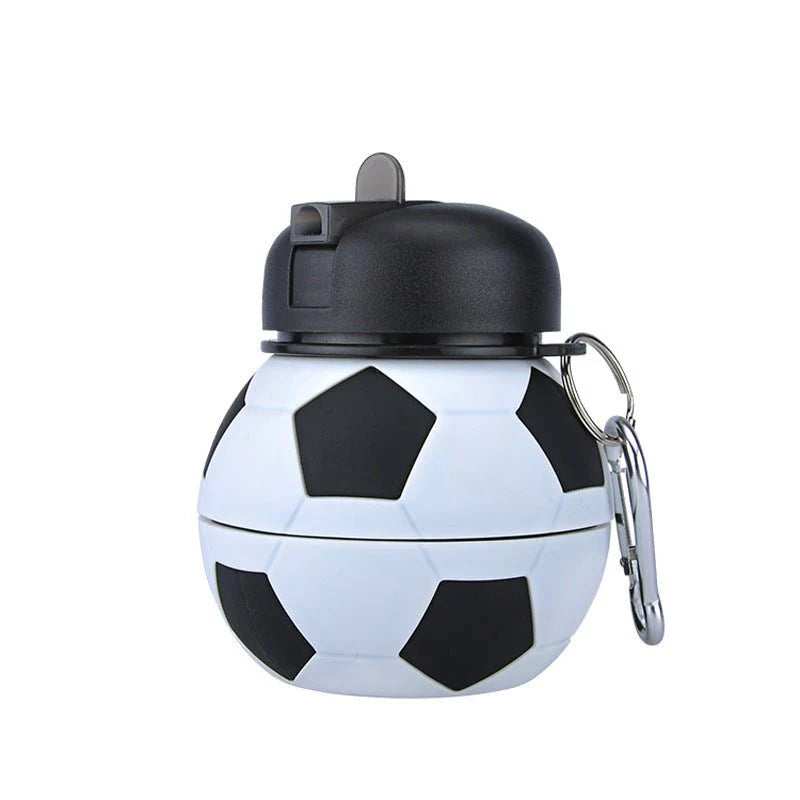Collapsible Soccer Ball Water Bottle