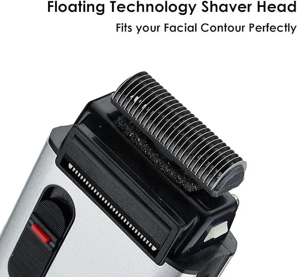 🪒 Retro Electric Shaver for Men | Rechargeable Foil Shaver & Trimmer ✨