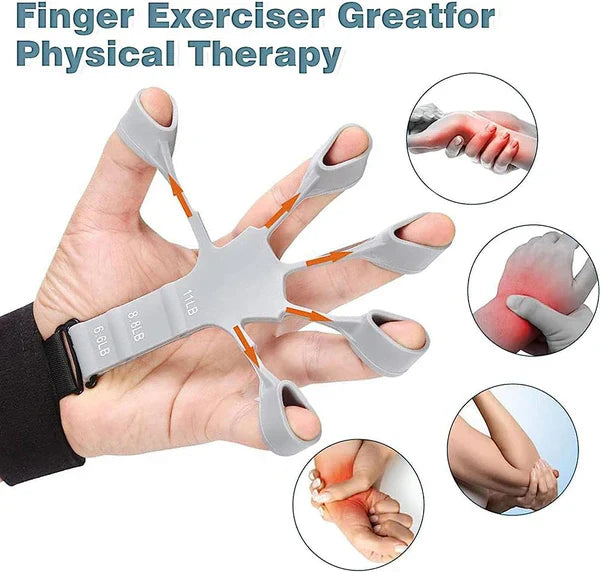 💪 Metal-Hook Grip Strength Trainer – Adjustable Hand Exerciser for Power & Endurance