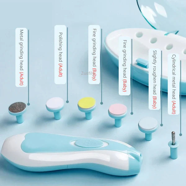 👶 Baby Electric Nail Trimmer Set ✨ | Safe & Gentle Nail Care for Infants & Toddlers 💅