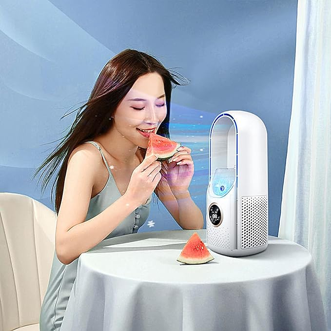 Portable Rechargeable Bladeless Air Fan
