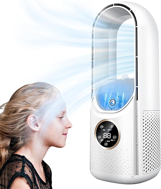 Portable Rechargeable Bladeless Air Fan