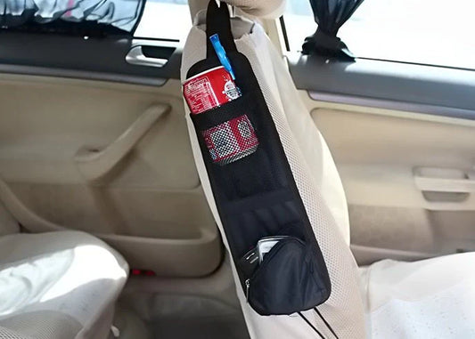 Car Seat Side Organizer Storage Bag with Cup Holder